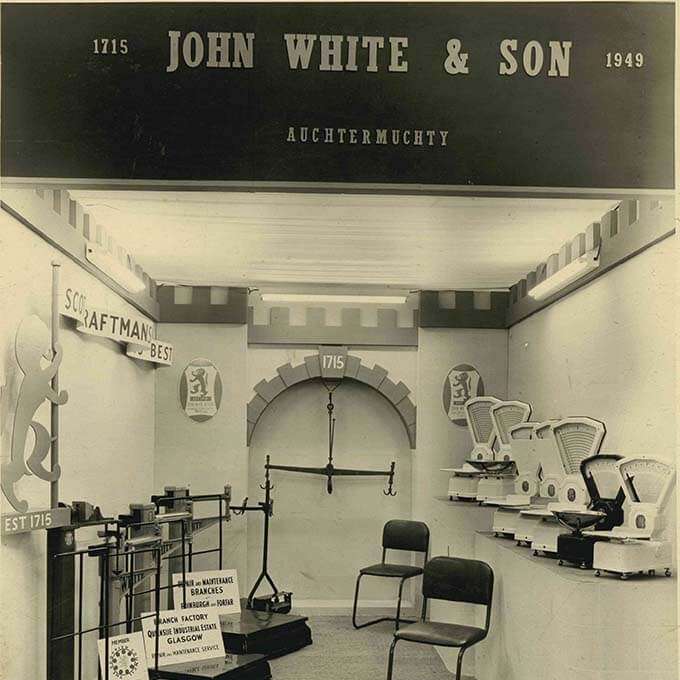 John White & Son exhibition stand in 1949