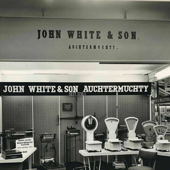 John White & Son exhibit at the 1954 Scottish Industries Exhibition