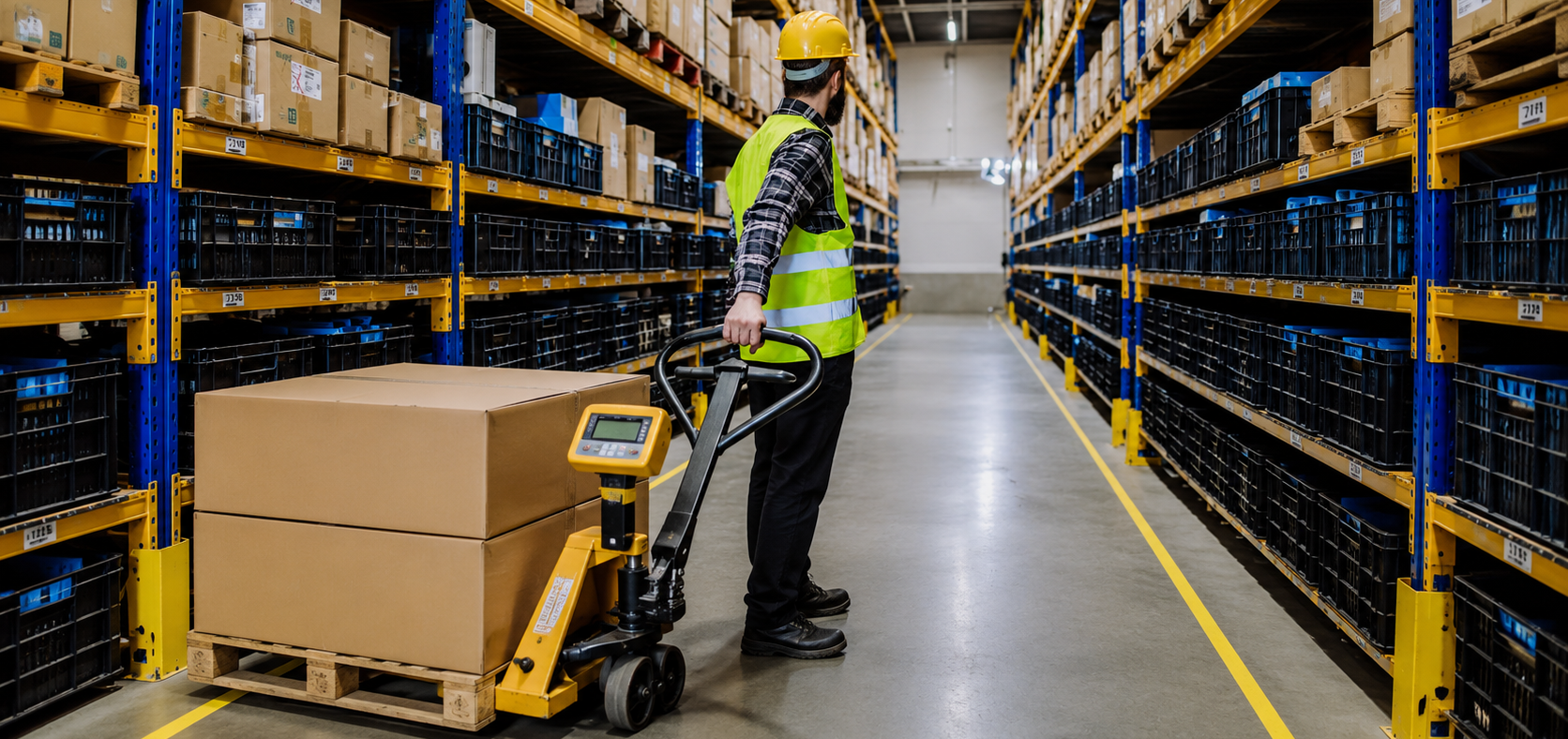 Pallet truck scales